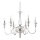 Ideal Lux - Chandelier on a chain DOGE 6xE14/40W/230V d. 75 cm shiny chrome