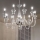 Ideal Lux - Chandelier on a chain DOGE 9xE14/40W/230V d. 75 cm shiny chrome