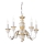 Ideal Lux - Chandelier on a chain FIRENZE 5xE14/40W/230V d. 55 cm white/gold