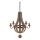 Ideal Lux - Chandelier on a chain MILLENNIUM 5xE14/40W/230V d. 52 cm birch/brown