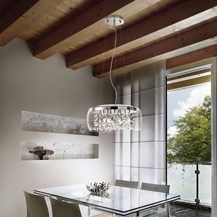 Ideal Lux - Chandelier on a string 8xG9/40W/230V