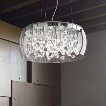 Ideal Lux - Chandelier on a string AUDI 5xG9/40W/230V clear