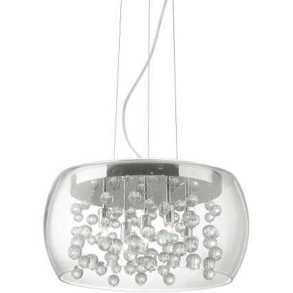 Ideal Lux - Chandelier on a string AUDI 5xG9/40W/230V clear