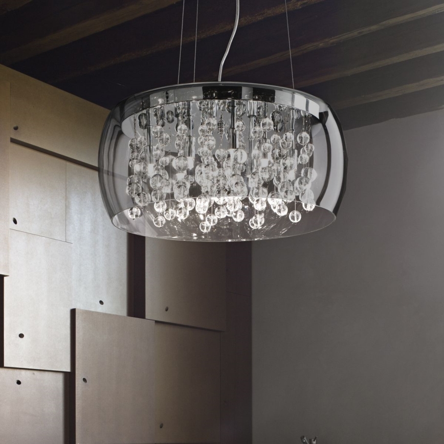 Ideal Lux - Chandelier on a string AUDI 5xG9/40W/230V smoky