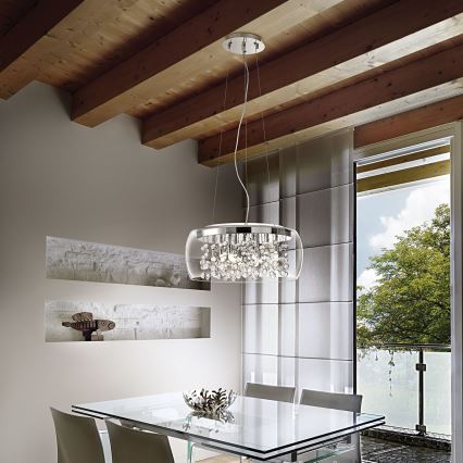 Ideal Lux – Chandelier on a string AUDI 8×G9/40W/230V
