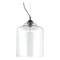 Ideal Lux - Chandelier on a string BISTRO 1xE27/60W/230V d. 24 cm clear