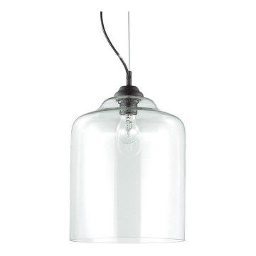 Ideal Lux - Chandelier on a string BISTRO 1xE27/60W/230V d. 24 cm clear