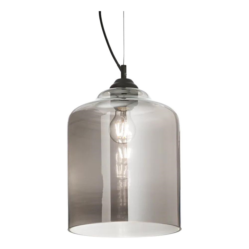 Ideal Lux - Chandelier on a string BISTRO 1xE27/60W/230V d. 24 cm smoky