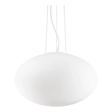Ideal Lux - Chandelier on a string CANDY 1xE27/42W/230V d. 50 cm white