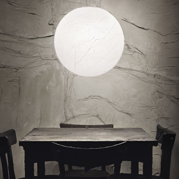 Ideal Lux - Chandelier on a string CARTA 1xE27/25W/230V d. 40 cm white