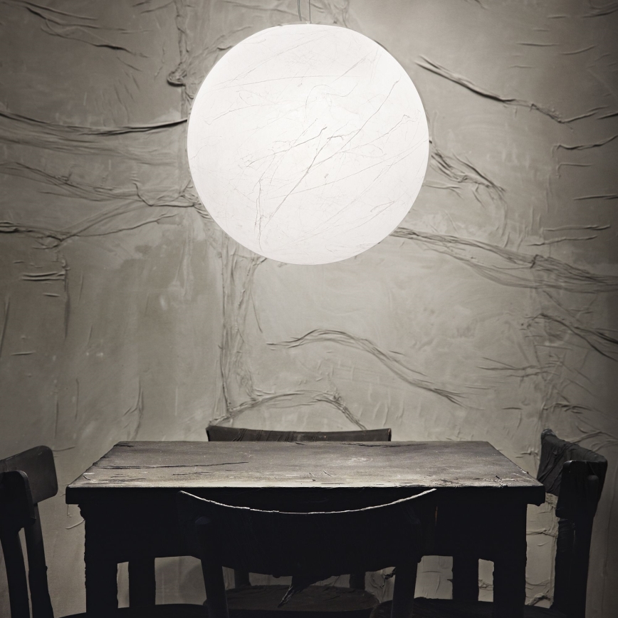 Ideal Lux - Chandelier on a string CARTA 1xE27/25W/230V d. 40 cm white
