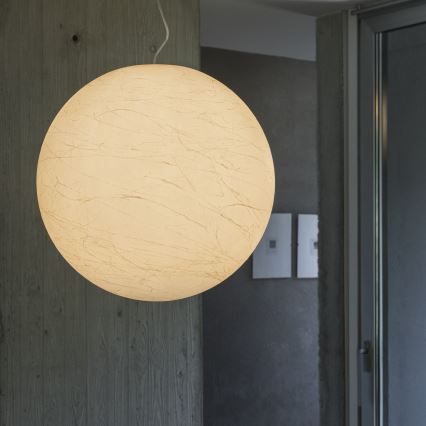 Ideal Lux - Chandelier on a string CARTA 1xE27/25W/230V d. 40 cm white