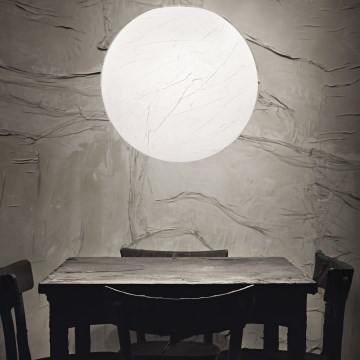 Ideal Lux - Chandelier on a string CARTA 1xE27/25W/230V d. 50 cm white