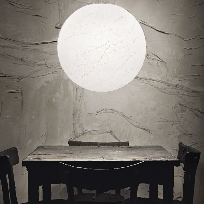 Ideal Lux - Chandelier on a string CARTA 1xE27/25W/230V d. 50 cm white