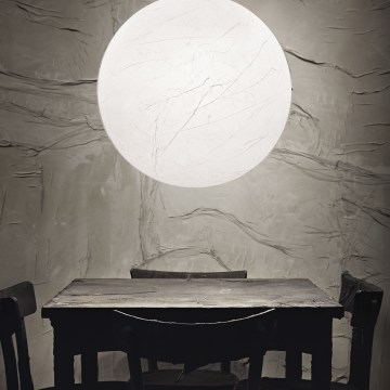 Ideal Lux - Chandelier on a string CARTA 1xE27/60W/230V d. 60 cm white