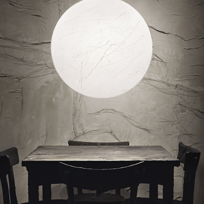 Ideal Lux - Chandelier on a string CARTA 1xE27/60W/230V d. 60 cm white
