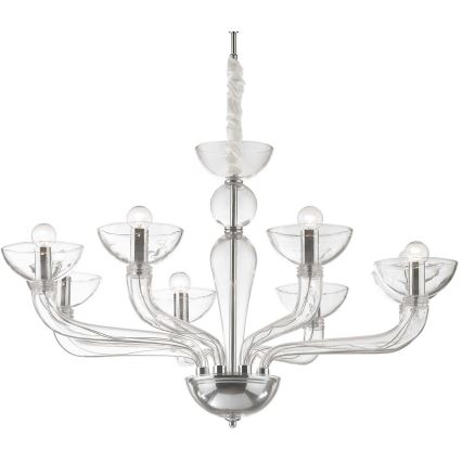Ideal Lux – Chandelier on a string CASANOVA 8×E14/40W/230V