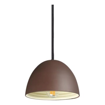 Ideal Lux - Chandelier on a string FOLK 1xE27/60W/230V d. 18 cm brown