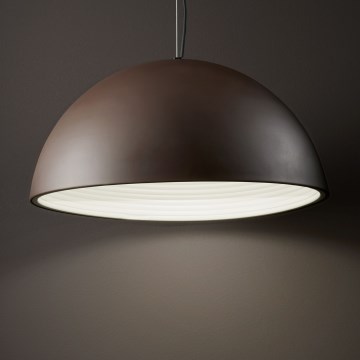 Ideal Lux - Chandelier on a string FOLK 1xE27/60W/230V d. 50 cm brown