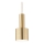 Ideal Lux - Chandelier on a string HOLLY 1xE27/60W/230V d. 12 cm brass