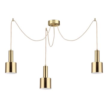Ideal Lux - Chandelier on a string HOLLY 3xE27/60W/230V spider brass