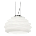 Ideal Lux - Chandelier on a string KARMA 1xE27/60W/230V d. 39 cm white