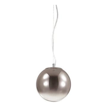 Ideal Lux - Chandelier on a string MAPA 1xE27/42W/230V d. 20 cm grey/smoky