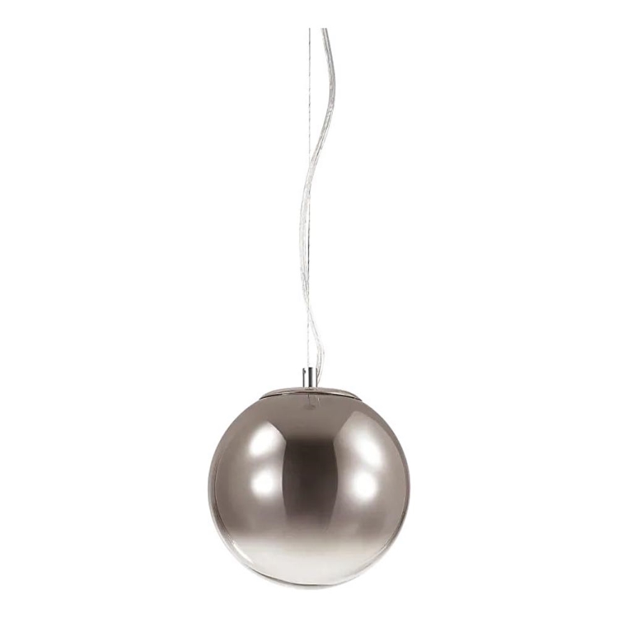 Ideal Lux - Chandelier on a string MAPA 1xE27/42W/230V d. 20 cm grey/smoky