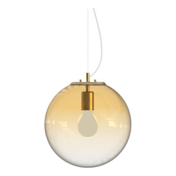 Ideal Lux - Chandelier on a string MAPA 1xE27/42W/230V d. 30 cm gold/smoky