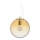 Ideal Lux - Chandelier on a string MAPA 1xE27/42W/230V d. 30 cm gold/smoky