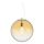 Ideal Lux - Chandelier on a string MAPA 1xE27/42W/230V d. 40 cm gold/smoky