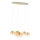 Ideal Lux - Chandelier on a string MAPA 5xE27/42W/230V gold/smoky