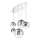 Ideal Lux - Chandelier on a string MAPA FADE 5xE27/60W/230V shiny chrome
