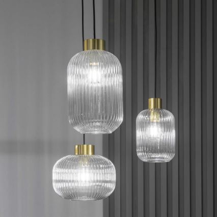 Ideal Lux - Chandelier on a string MINT 1xE27/60W/230V d. 24 cm clear