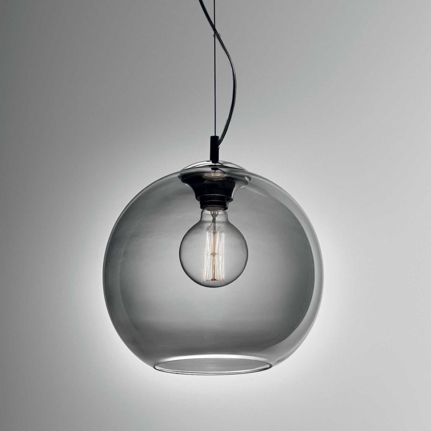 Ideal Lux - Chandelier on a string NEMO 1xE27/42W/230V d. 30 cm smoky