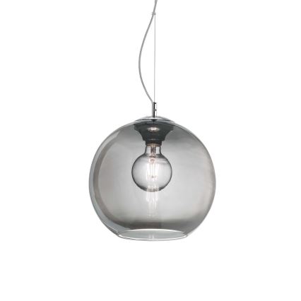 Ideal Lux - Chandelier on a string NEMO 1xE27/42W/230V d. 30 cm smoky