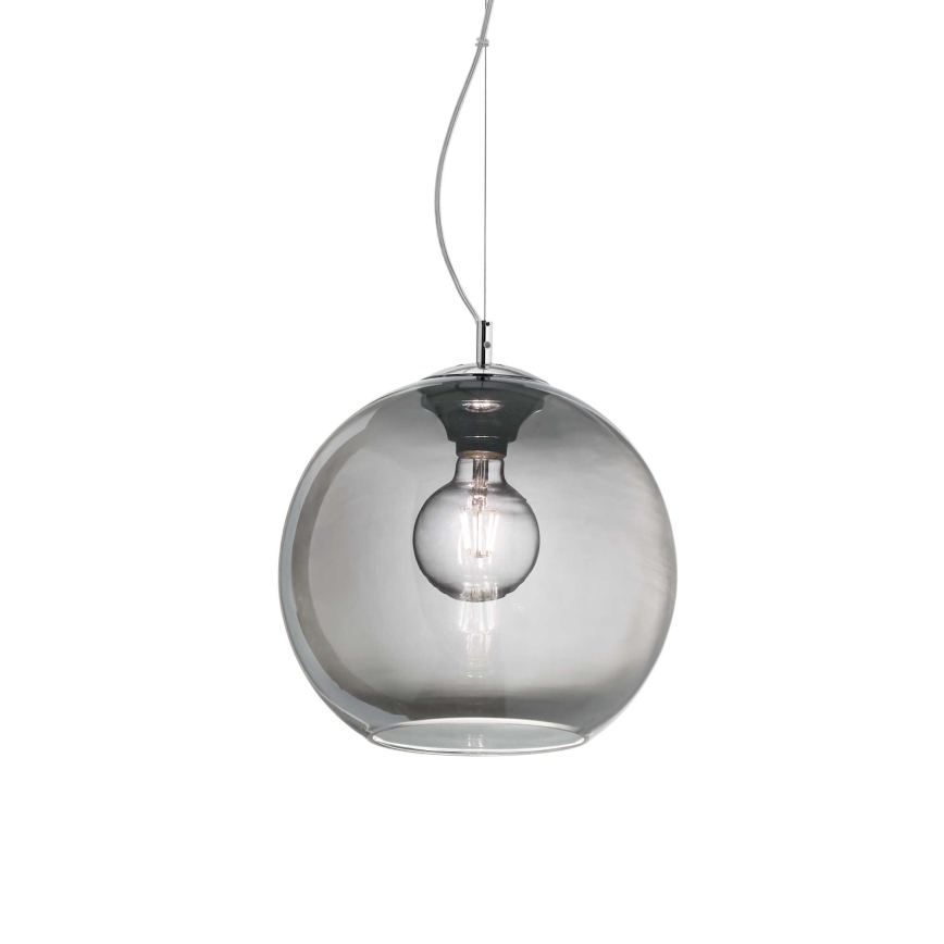 Ideal Lux - Chandelier on a string NEMO 1xE27/42W/230V d. 30 cm smoky