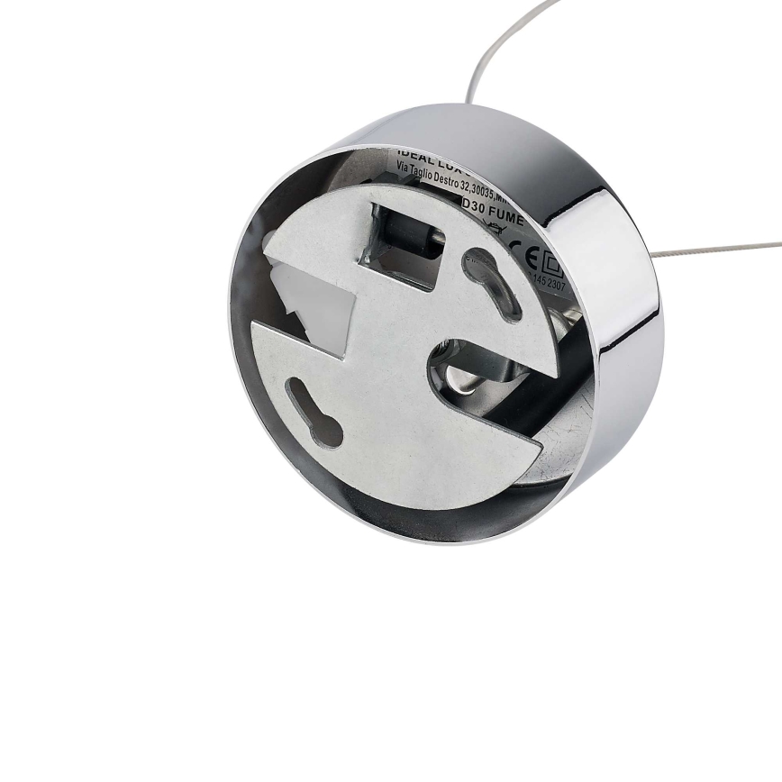Ideal Lux - Chandelier on a string NEMO 1xE27/42W/230V d. 30 cm smoky