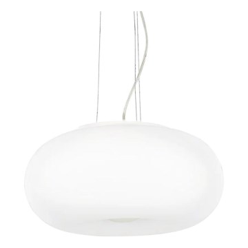 Ideal Lux - Chandelier on a string ULISSE 3xE27/60W/230V d. 52 cm white