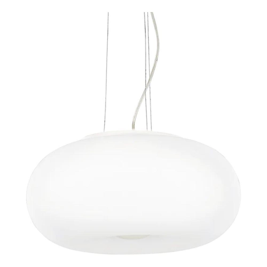 Ideal Lux - Chandelier on a string ULISSE 3xE27/60W/230V d. 52 cm white