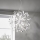 Ideal Lux - Chandelier on a string VORTEX 6xE14/40W/230V d. 53 cm silver/patina