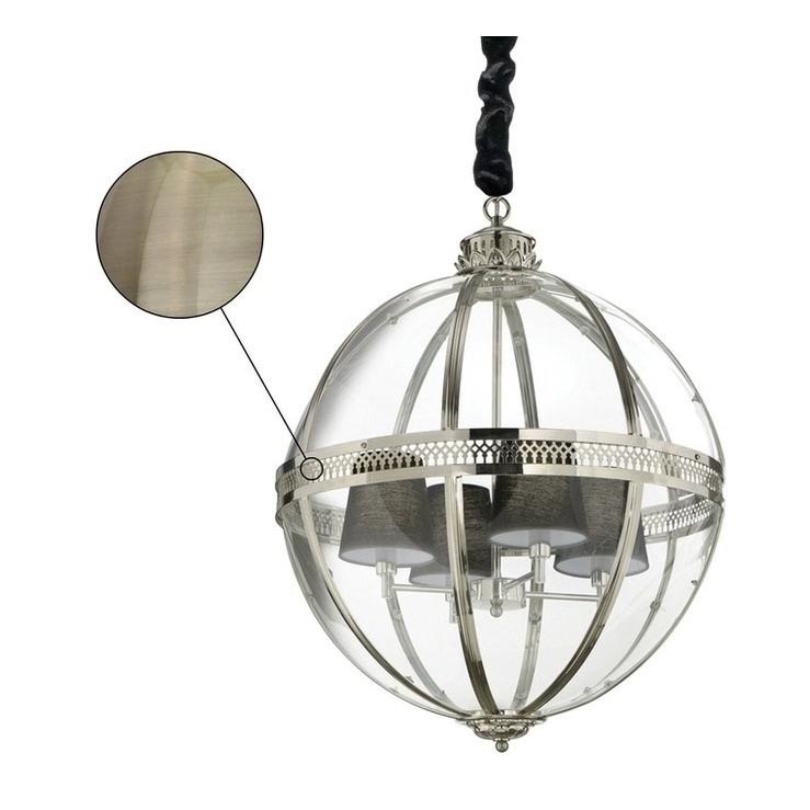 Ideal Lux - Chandelier on a string WORLD 4xE14/40W/230V