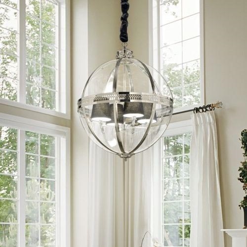 Ideal Lux - Chandelier on a string WORLD 4xE14/40W/230V