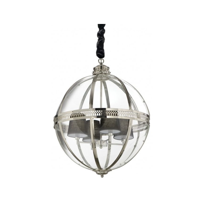 Ideal Lux - Chandelier on a string WORLD 4xE14/40W/230V