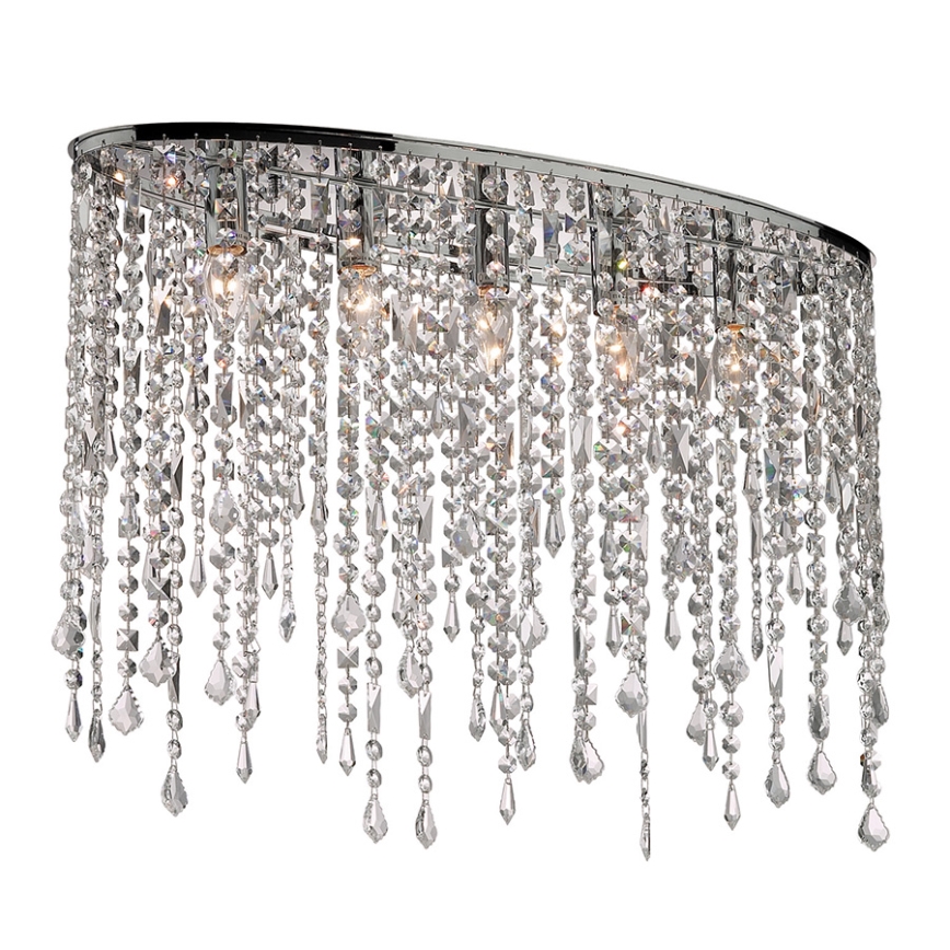 Ideal Lux - Crystal ceiling light 5xE14/40W/230V