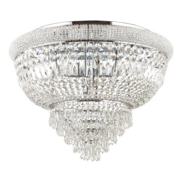 Ideal Lux - Crystal ceiling light DUBAI 24xE14/28W/230V d. 78 cm shiny chrome