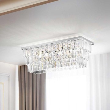 Ideal Lux – Crystal Ceiling Light MARTINEZ 8×E14/40W/230V