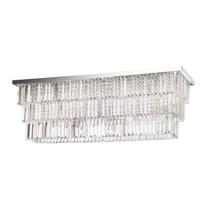 Ideal Lux – Crystal Ceiling Light MARTINEZ 8×E14/40W/230V