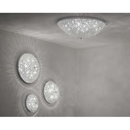 Ideal Lux - Crystal ceiling light ORION 12xG9/40W/230V