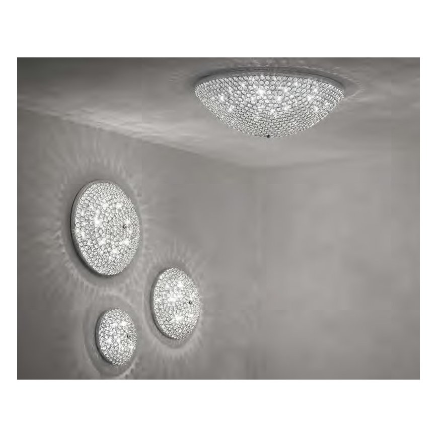 Ideal Lux - Crystal ceiling light ORION 12xG9/40W/230V